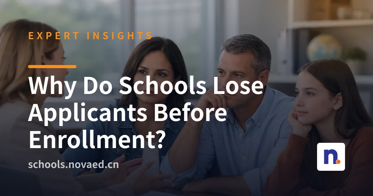 NovaEd - Why Do Schools Lose Applicants Before Enrollment?