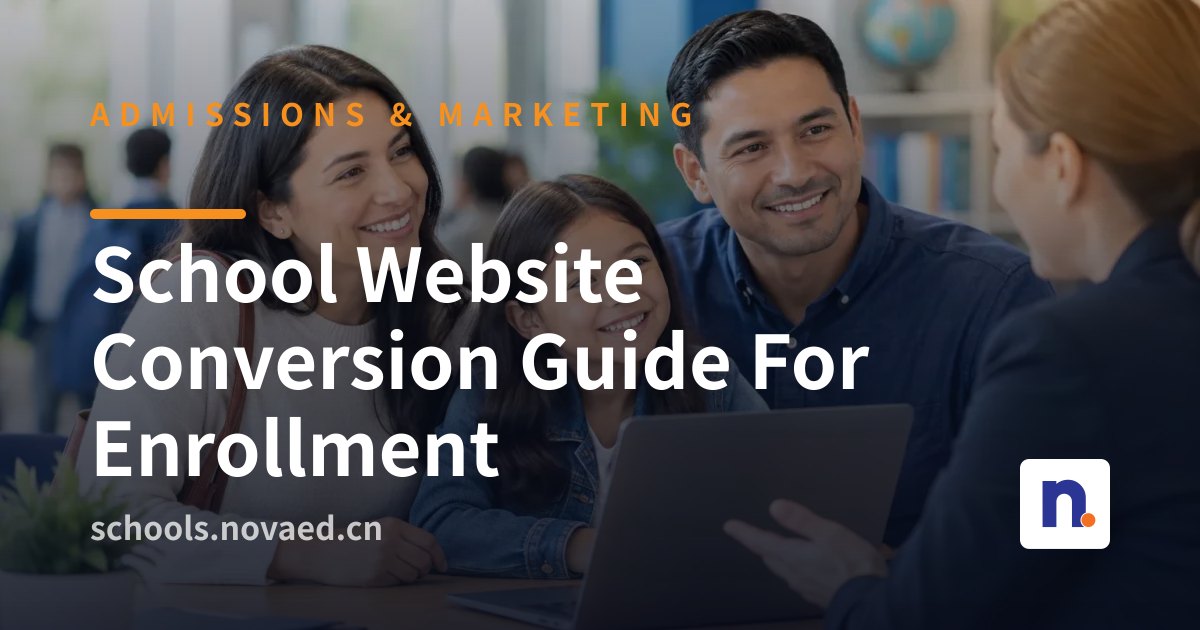 NovaEd - School Website Conversion Guide For Enrollment